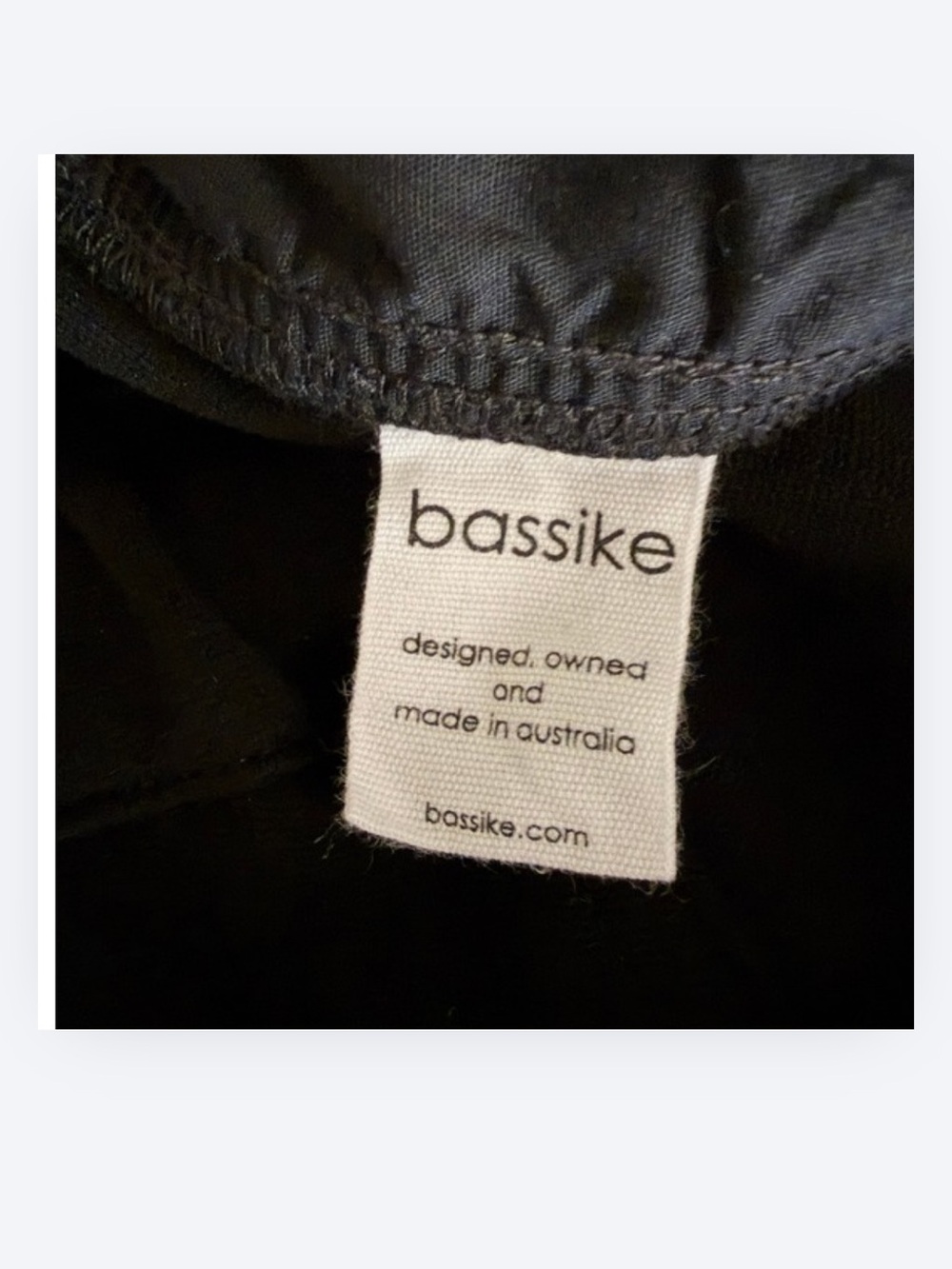 Bassike Stretch Twill Tapered Pant Black Size 2/M | SOLD OUT Influencer Favorite - Picture 5 of 6